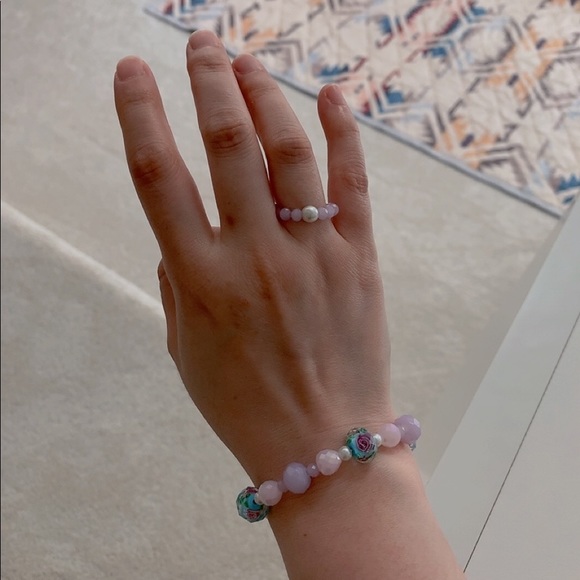 Handmade Set of Bracelet and Ring - Picture 2 of 6